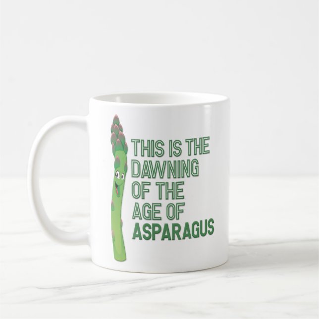 Rolig "ålder av sparrisen", kaffemugg (Vänster)
