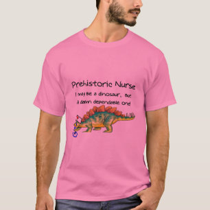 Rolig "äldre/avgick" sjuksköterskaT-tröja Tee Shirt