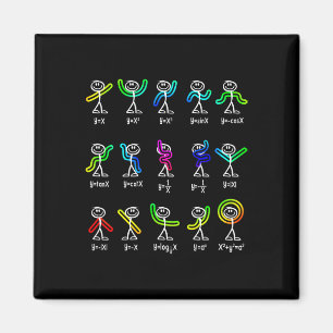 Rolig Algebra Dans Funktion Matematiklärare Geek G Magnet