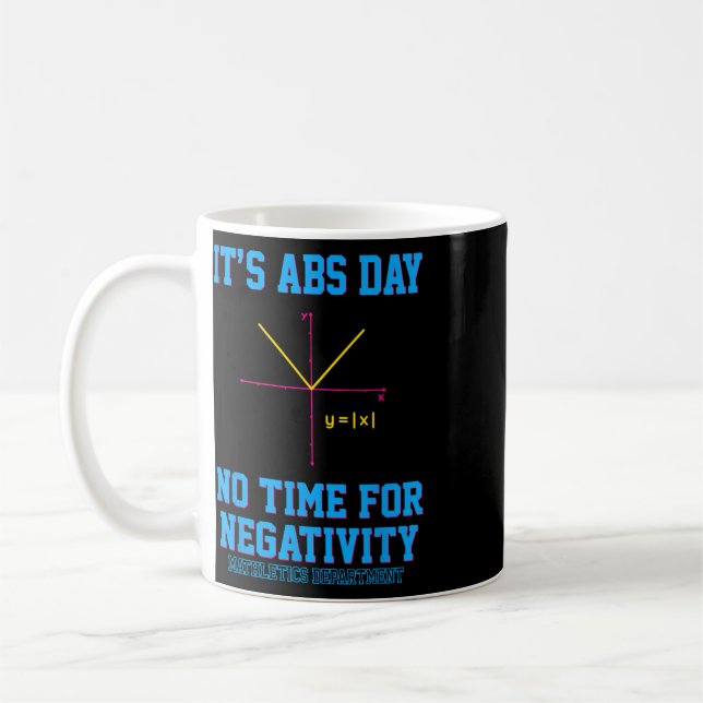 Rolig Algebra Det är Abs Dag Matematiklärare Matem Kaffemugg (Vänster)