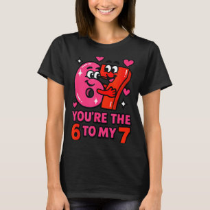 Rolig Alla hjärtans dag den sex till sju 6-7 meme T Shirt