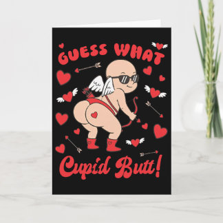 Rolig Alla Hjärtans Dag, Gissa Vad Cupid Rumpa  Kort