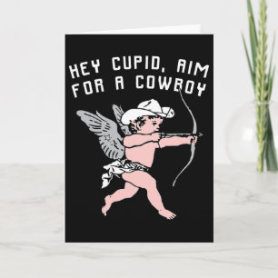 Rolig Alla Hjärtans Dag Hej Cupid Kort