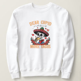 Rolig Alla hjärtans dag Tacobenvit T Shirt