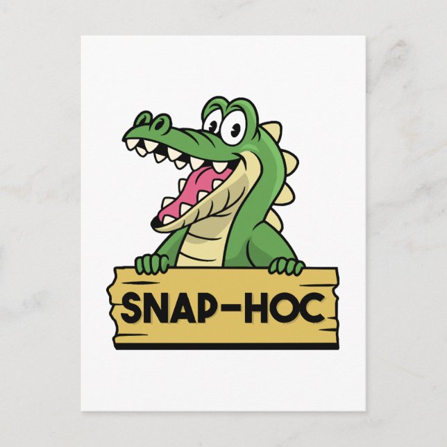 Rolig Alligator Älskare och Djurparks Crocodile Vykort (Framsida)