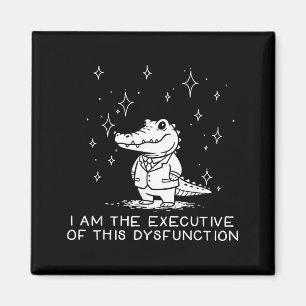 Rolig Alligator Jag Är Verkställande Direktör För Magnet