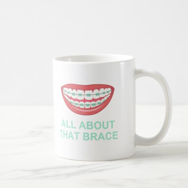 Rolig Allt Om Bracketsparodi Kaffemugg (Höger)
