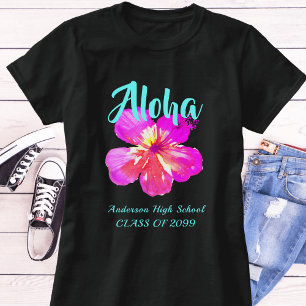 Rolig Aloha Tropisk Luau-fest Firande T Shirt