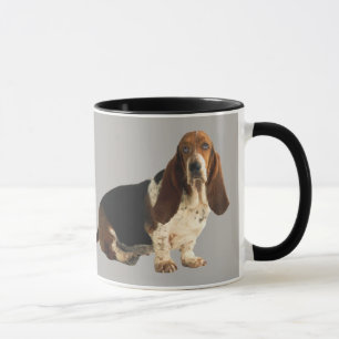 Rolig älska mugg för Bassethund