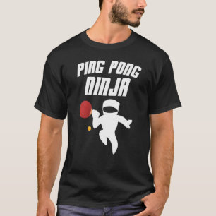 Rolig älskare S för bordtennis för PingPong Nin T Shirt