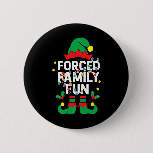Rolig Alv Upprättad Familje Nöje Sarcastic Jul Pyj Knapp