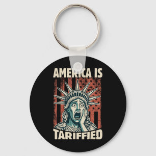 Rolig Amerika Är Så Tarififerat Trump Tariffer Mem Nyckelring