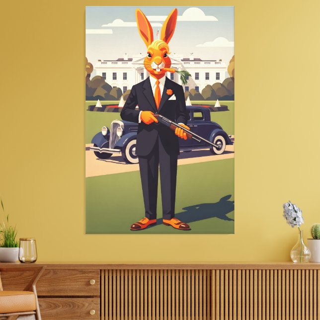 Rolig Amerikan Canvastryck (Insitu (Vardagsrum))