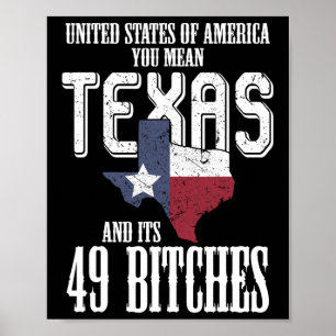 Rolig amerikansk flagga Amerikas förenta stater Te Poster