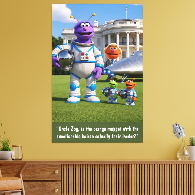 Rolig amerikansk politik tema canvastryck (Insitu (Vardagsrum))