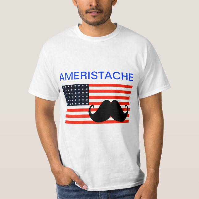 Rolig Ameristache T-tröja T-shirt (Framsida)