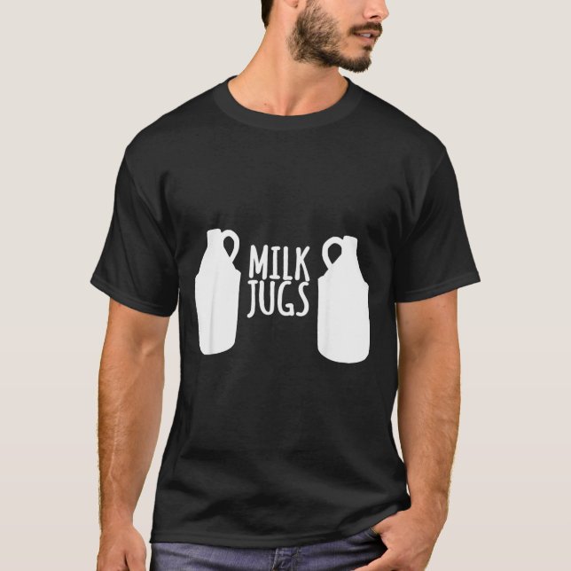 Rolig Amnings T-Shirt - Bröstmjölk Stödjer (Framsida)