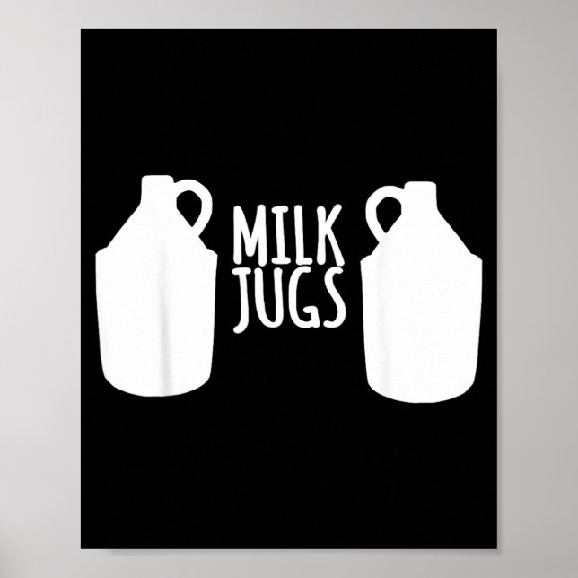 Rolig Amnings T-Shirt - Bröstmjölk Stödjer Poster (Framsidan)