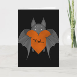 Rolig amorous romantisk Halloween Kort