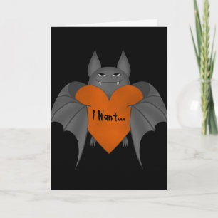 Rolig amorous romantisk Halloween Kort