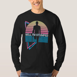 Rolig Amputerad Amputation Retro Ja, jag är stumpe T Shirt