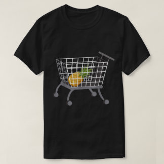 Rolig Ananas i Kundvagn Design T Shirt