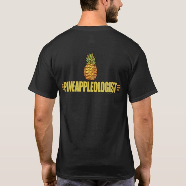 Rolig ananasälskare tee shirt (Baksida)