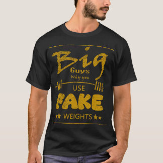 rolig anatoly fejk vikt skämt - gul / guld t shirt