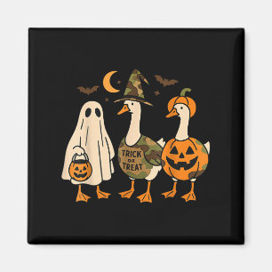 Rolig Anka Anka Boo Halloween Kostym Anka Magnet