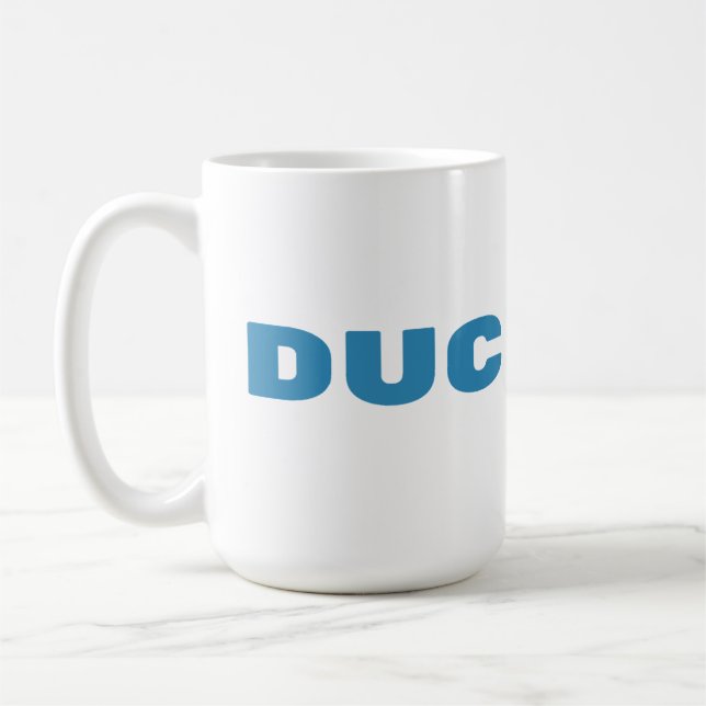 Rolig Anka Försvinn Kaffemugg (Vänster)