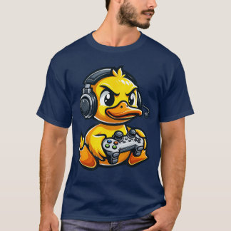 Rolig anka Gamer Videospel Pojkar Flickor vän T Shirt