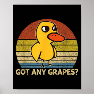 Rolig anka har några Gs Grafisk sommarhumor Anka M Poster