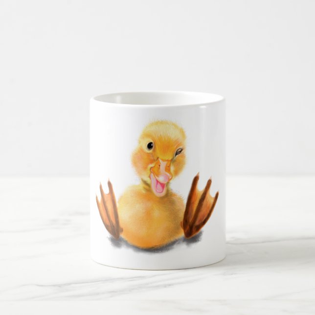 Rolig Anka Kaffe Mugg (Center)