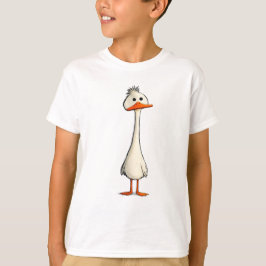 Rolig Anka Med Lång Hals T Shirt