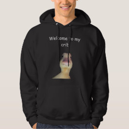 Rolig anka Meme – “Välkommen till min stuga” Söt d Hoodie