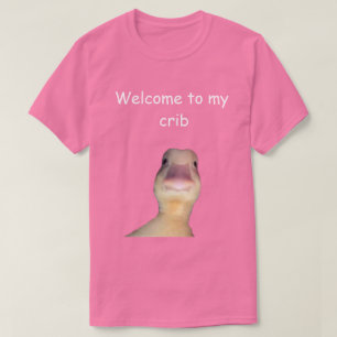 Rolig anka Meme – “Välkommen till min stuga” Söt d T Shirt