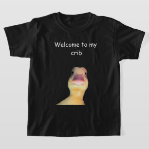 Rolig anka Meme – “Välkommen till min stuga” Söt d T Shirt
