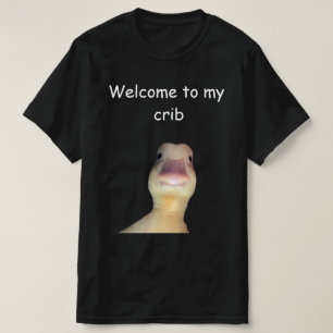 Rolig anka Meme – “Välkommen till min stuga” Söt d T Shirt