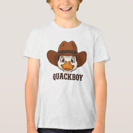 Rolig Anka Puns Western Cowboy T Shirt