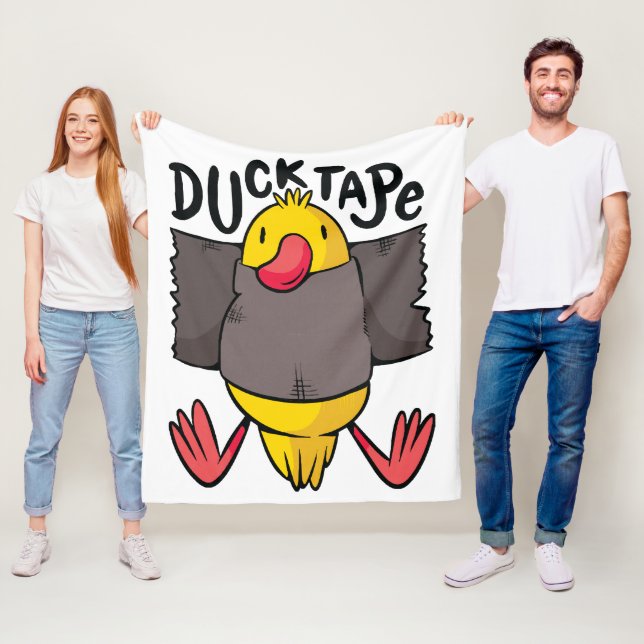 Rolig Anka Tejp Fleecefilt (På plats)