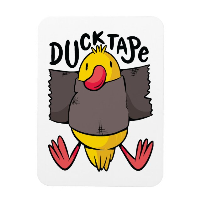Rolig Anka Tejp Magnet (Vertikal)
