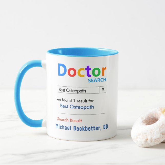 Rolig Anpassad Bästa Osteopat Mugg (Med munk)