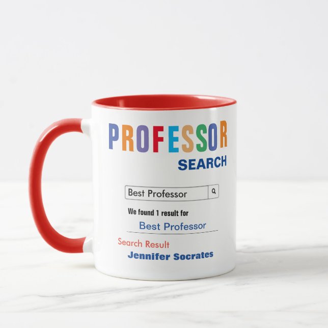 Rolig anpassad bästa professor present kopp (Vänster)