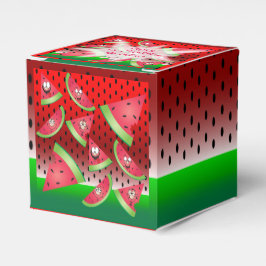 Rolig Ansiktsvattenmelon Barnkalas Presentaskar