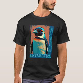 Rolig Antarktis-pingvin-apparel och dekoration Söt T Shirt