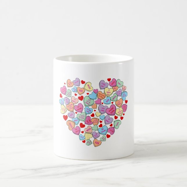 Rolig Anti Alla Hjärtans Dag Kaffemugg (Center)