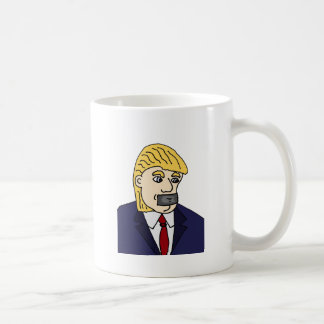 Rolig Anti Donald Trump politisk tecknad Kaffemugg