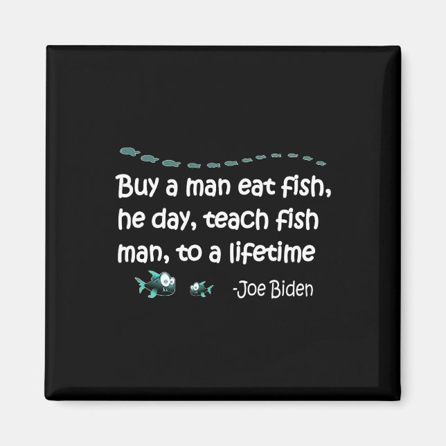 Rolig anti Joe Biden politisk rolig sarkastisk Fis Magnet (Framsidan)