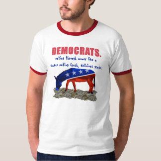 Rolig Anti Obama Anti demokratmanar skjorta för T Shirt