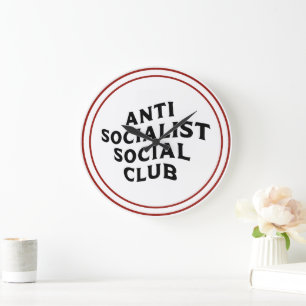 Rolig Anti Socialist Social Club Socialism Stor Klocka